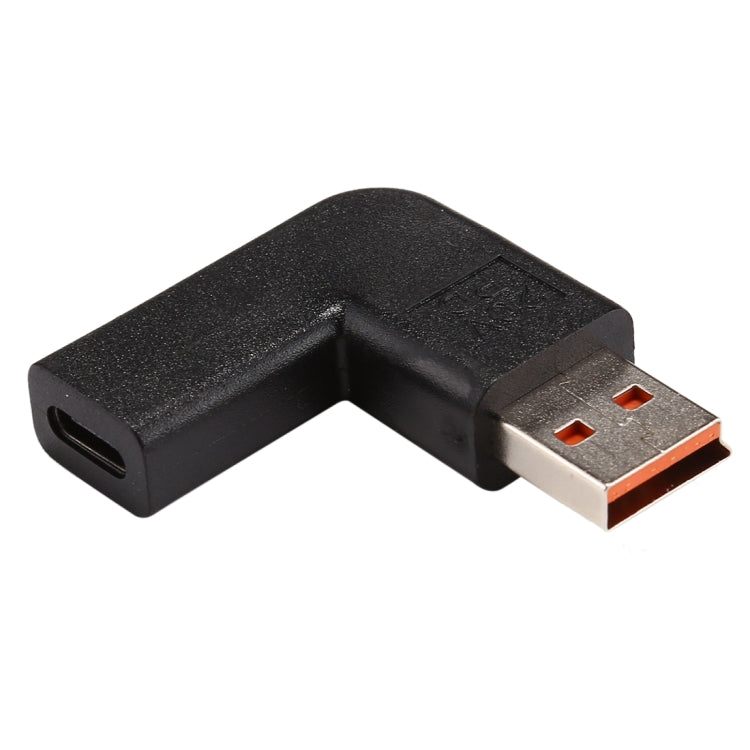 Lenovo Yoga 3 Angled Power Adapter Connector - USB-C Female to Male