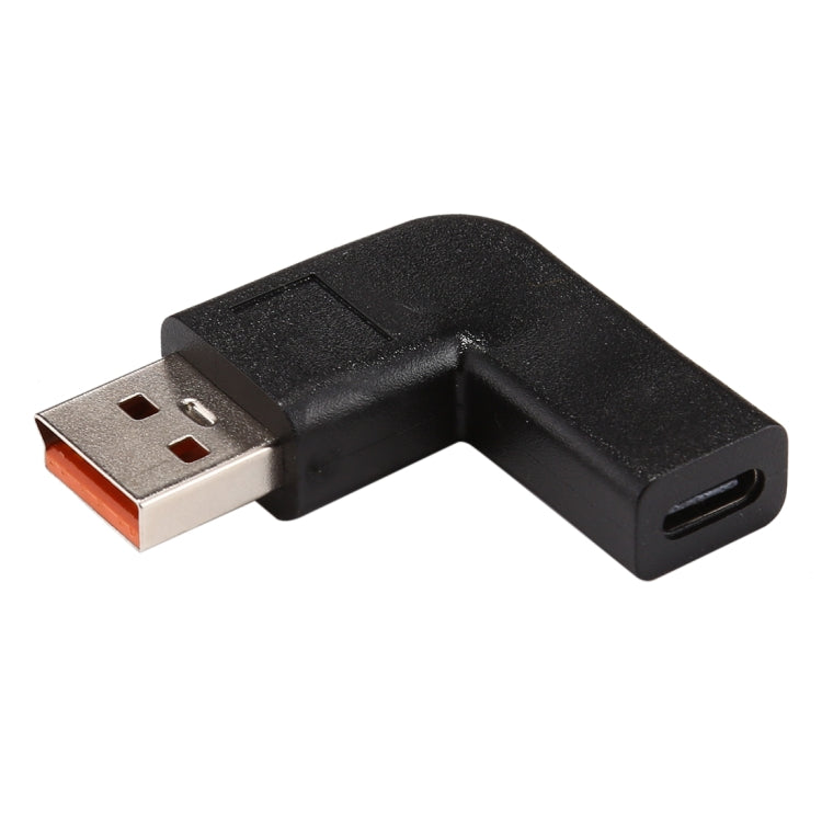 Lenovo Yoga 3 Angled Power Adapter Connector - USB-C Female to Male