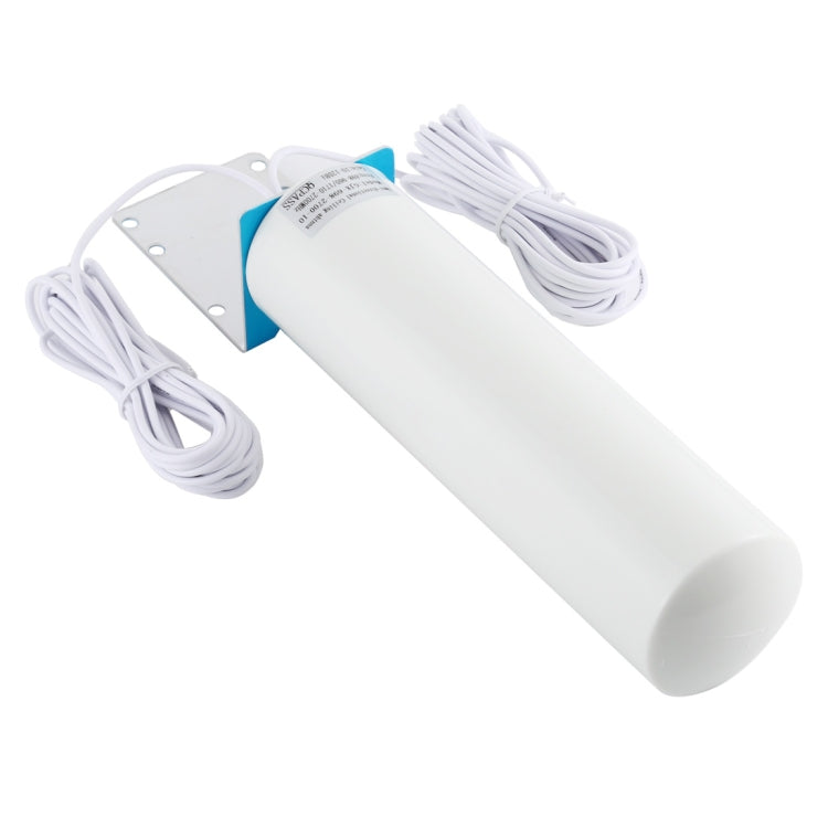 High-Performance 4G LTE WiFi Omni External Barrel Antenna with SMA Male (White)