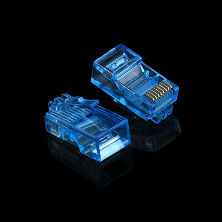 100-Piece Anpwoo Amp01 RJ45 Connector Modular Plug (Blue)