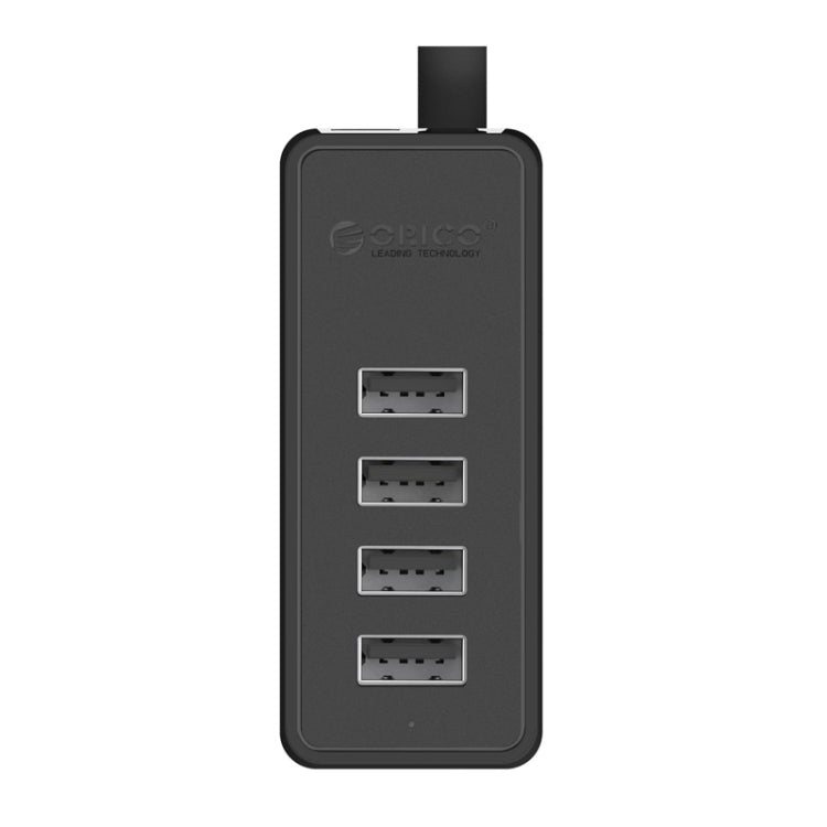 ORICO W5P-U2-100 USB 2.0 Desktop HUB with Micro USB Cable Power Supply (Black)