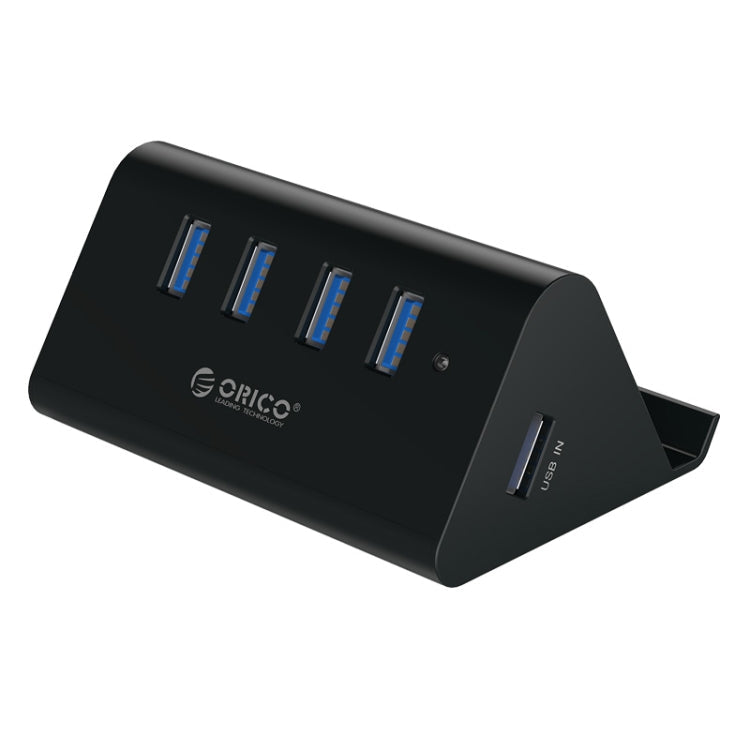 4 Ports USB 3.0 HUB with Phone/Tablet Stand and LED Indicator