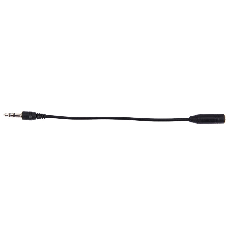 3.5mm Male to 2.5mm Female Stereo Adapter Audio Cable, 23cm Length (Black)