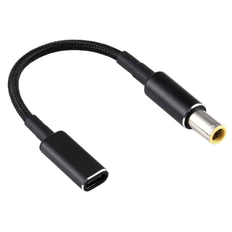 100W USB-C to 7.9x0.9mm PD Adapter Cable with Nylon Braid