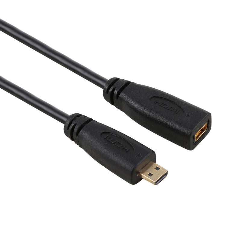 30cm 1080P Micro HDMI Female to Male Gold-plated Adapter Cable