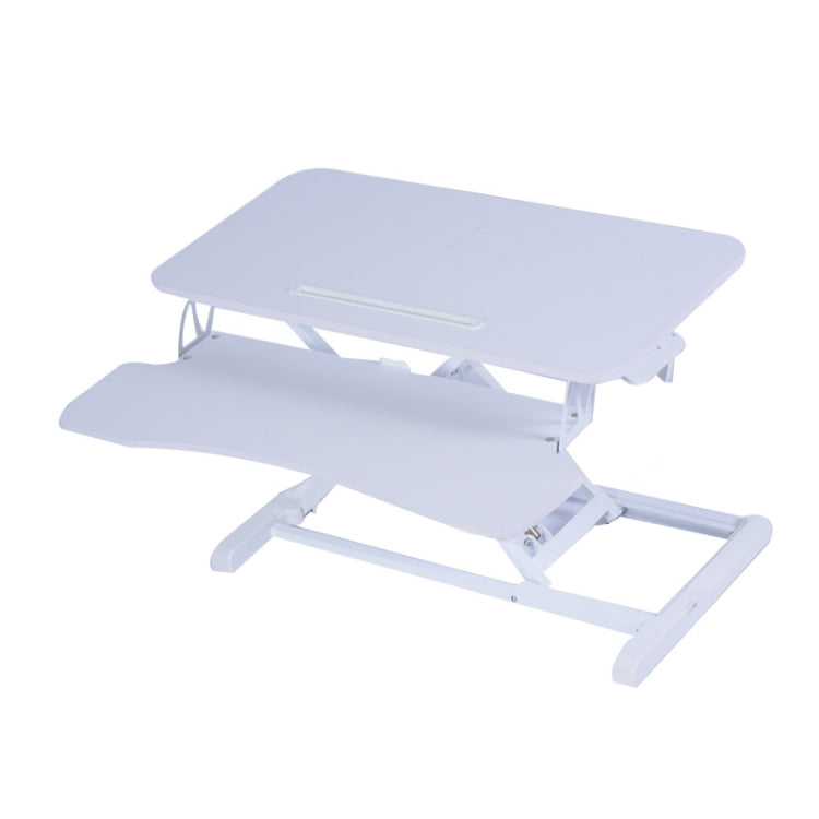 Adjustable Ergonomic Foldable Computer Desk (White)