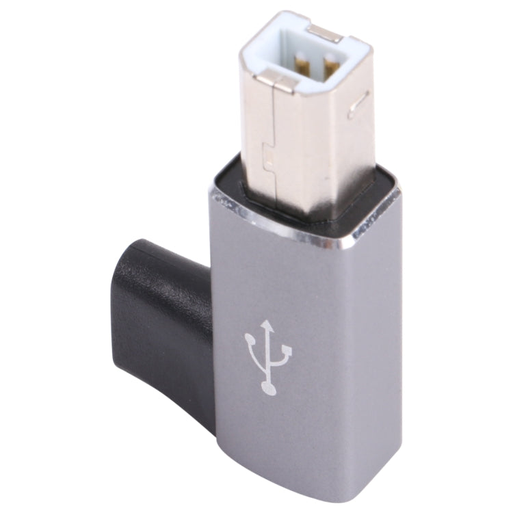 USB-C to USB 2.0 B MIDI Adapter for Electronic Instrument / Printer / Scanner / Piano (Grey)