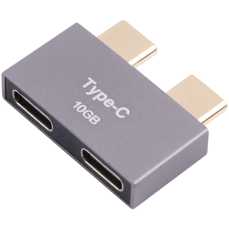 Dual USB-C Male to Dual USB-C Female Adapter