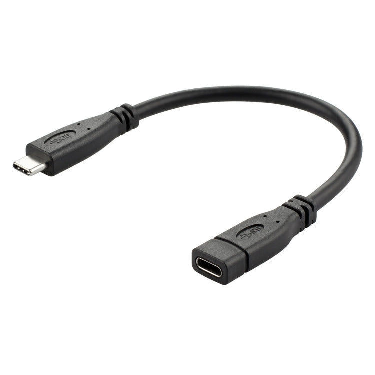 USB 3.1 Type-C Male to Female Gen2 Adapter Cable, 20cm Length