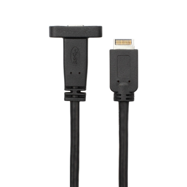 USB 3.1 Type-E to USB-C / Type-C Adapter Cable with Back Baffle