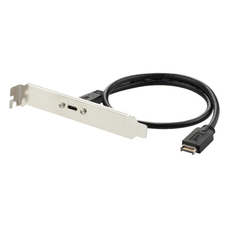 USB 3.1 Type-E to USB-C / Type-C Adapter Cable with Back Baffle