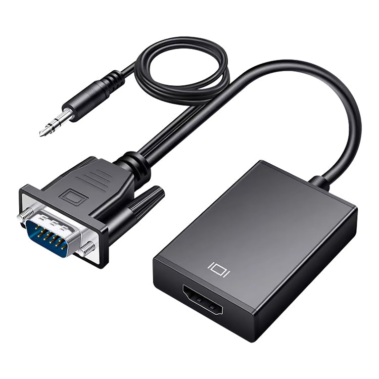 VGA to HDMI Converter with Audio Cable for 1080P Resolution