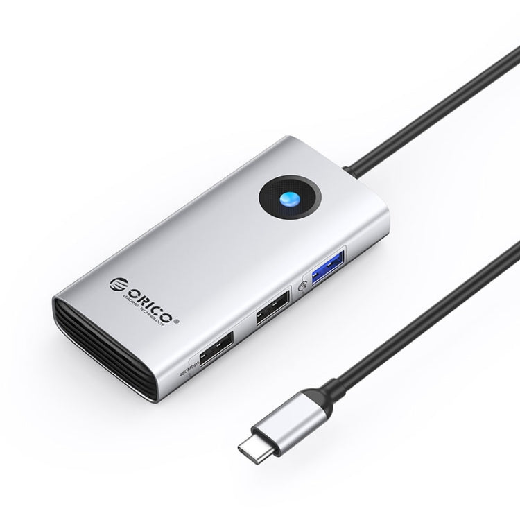 ORICO PW11-5P Type-C / USB-C 5-in-1 5Gbps Multifunction Docking Station (Silver)