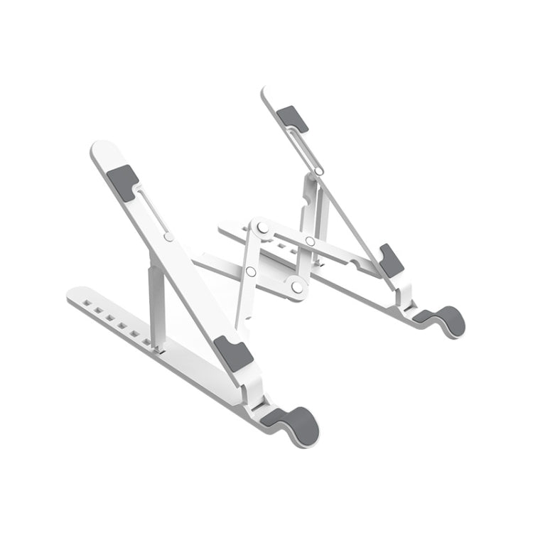 ORICO Foldable White Laptop Stand with Adjustable Angle and Height