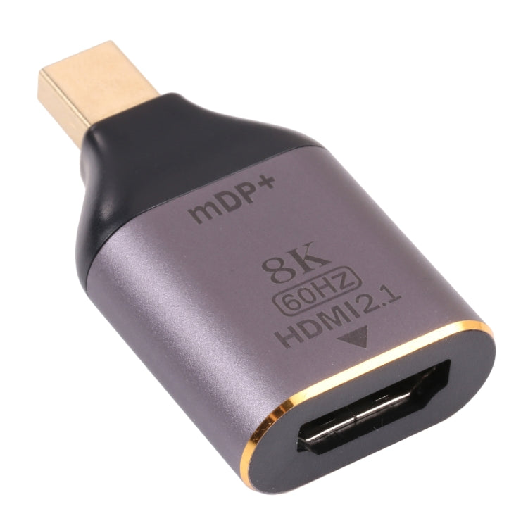 8K 60Hz HDMI 2.1 Female to Mini DP Male Adapter with Enhanced Connectivity