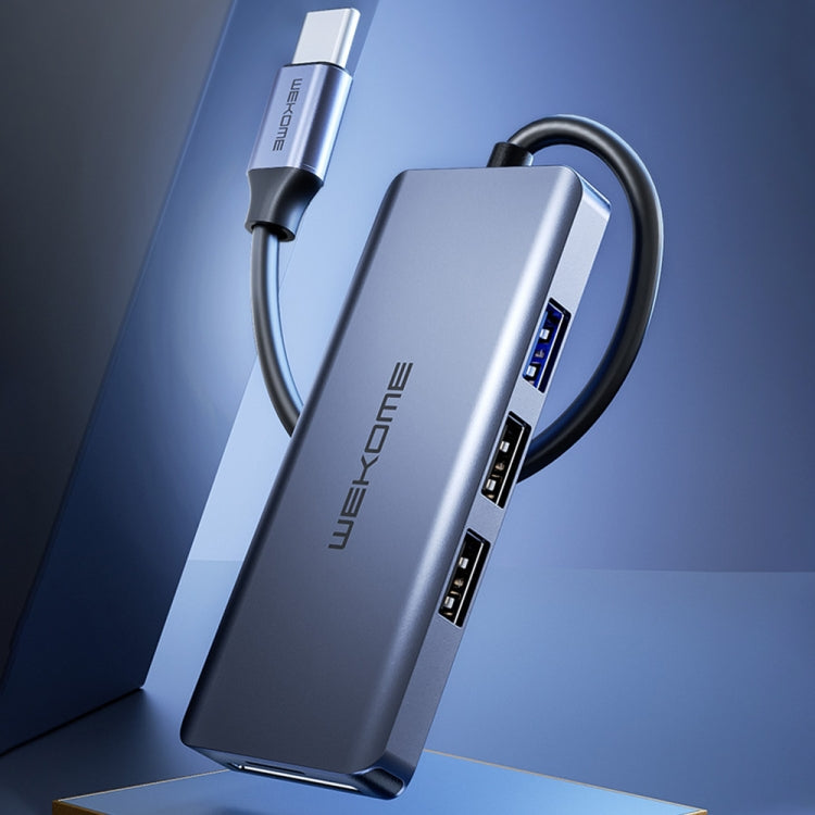 WK WP-U136 7-In-1 Type-C / USB-C Multifunctional Docking Station with Fast Charging