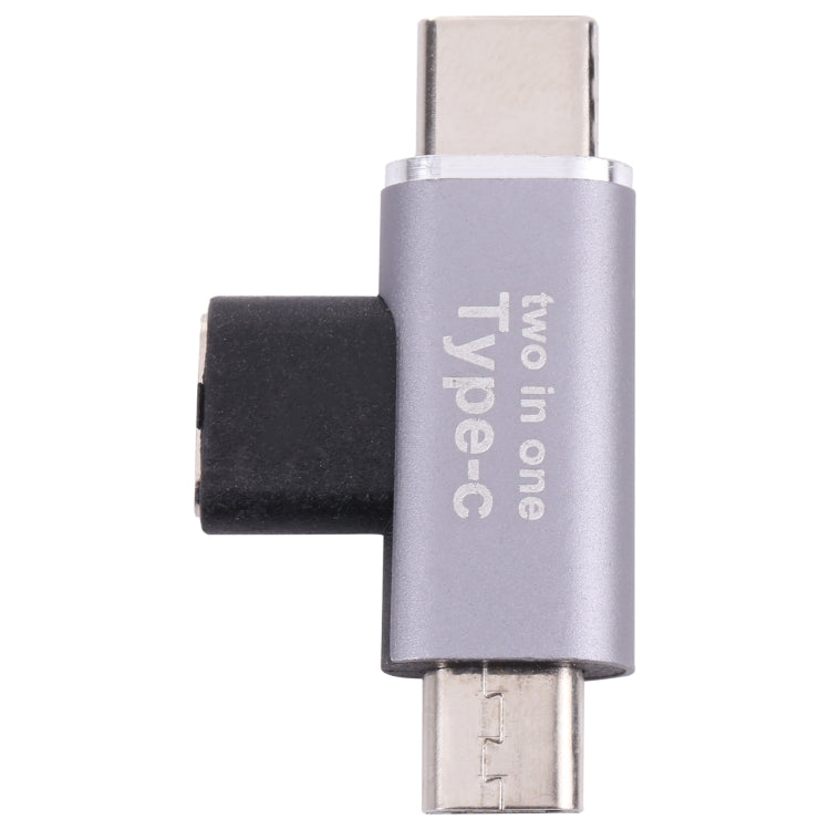 USB-C / Type-C Female to USB-C / Type-C Male + Micro USB Male Converter
Upgrade your connectivity options with our converter for USB-C and Micro USB devices.
