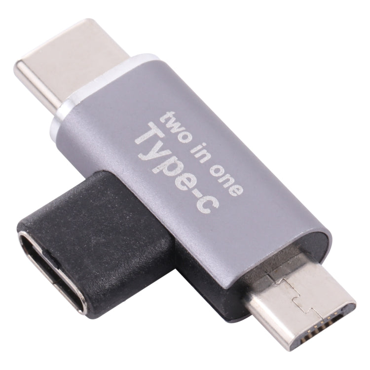 USB-C / Type-C Female to USB-C / Type-C Male + Micro USB Male Converter
Upgrade your connectivity options with our converter for USB-C and Micro USB devices.