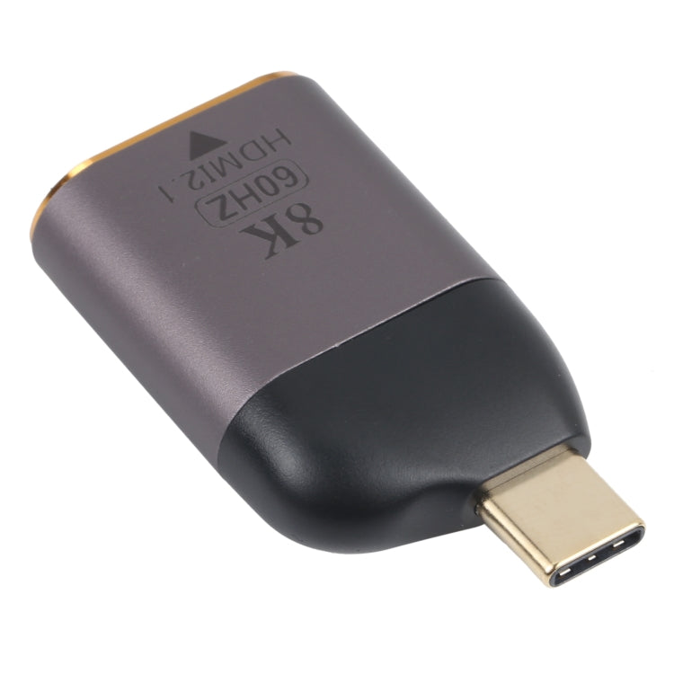 8K 60Hz HDMI to USB-C Male Adapter with Type-C Connector