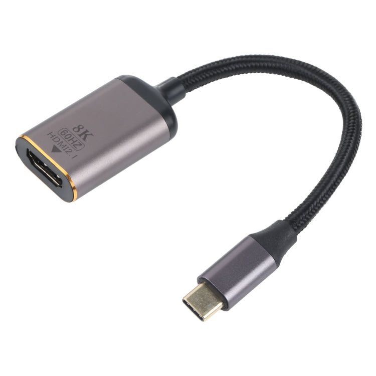 8K 60Hz HDMI to USB-C Male Adapter Cable