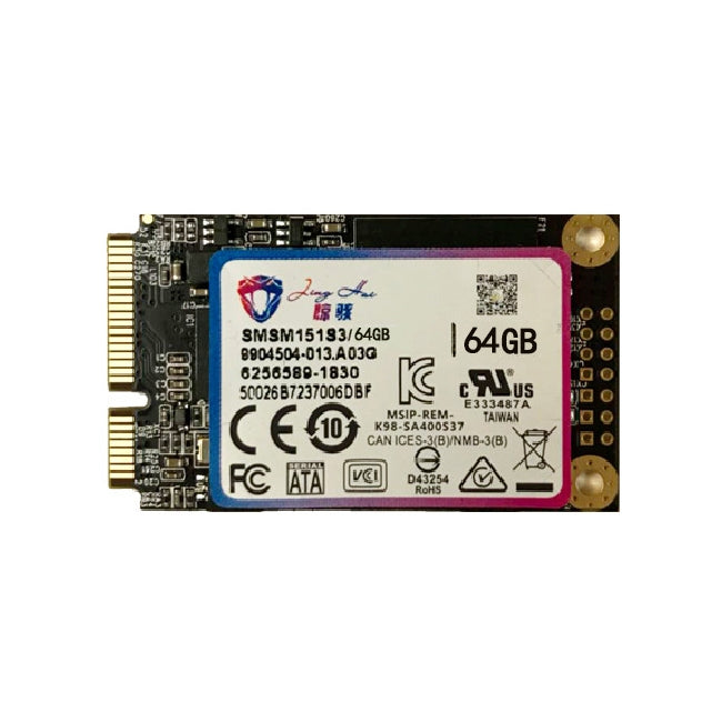JingHai 1.8 inch mSATA Solid State Drive - 64GB MLC Flash Architecture