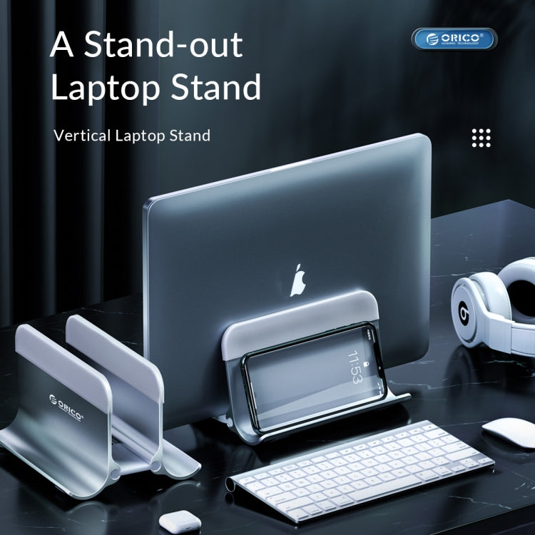 ORICO-NPB2 Vertical Laptop Stand in Silver