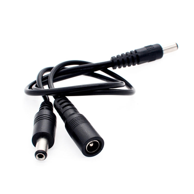 High-Quality 0.3m DC Male to DC Male + DC Female Power Connection Cable
