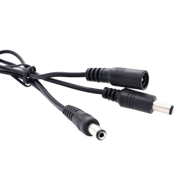 High-Quality 0.3m DC Male to DC Male + DC Female Power Connection Cable