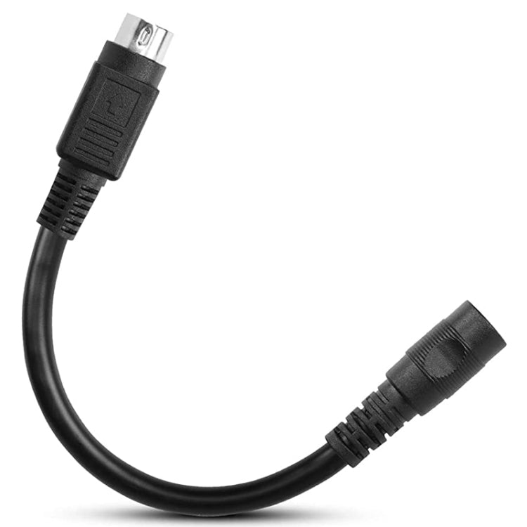 4 Pin DIN Male to DC 5521 Female Power Cable, 0.15m Length