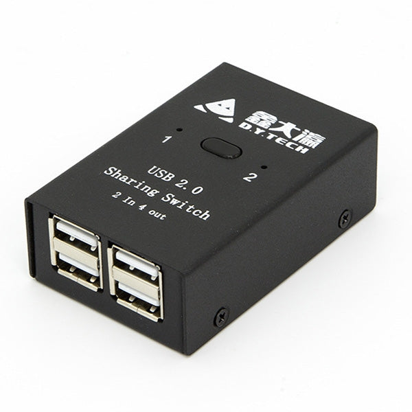 USB 2.0 Sharing Switch for 2 Computers with 4 USB Ports