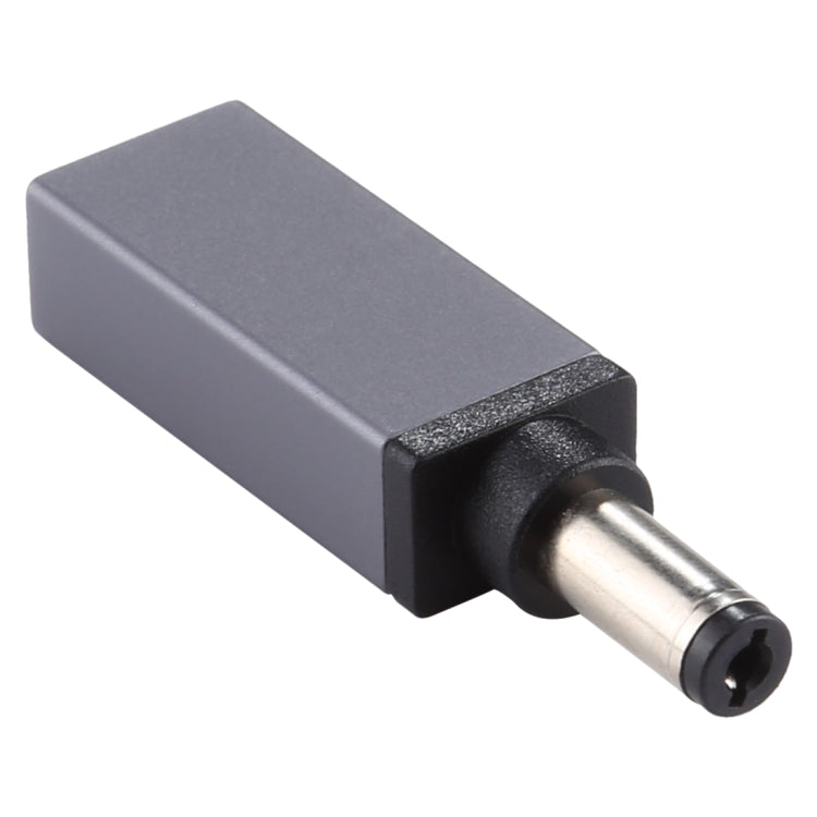 PD 18.5V-20V 5.5x2.1mm Male Adapter Connector (Silver Grey) - Durable and Portable Voltage Selection Adapter