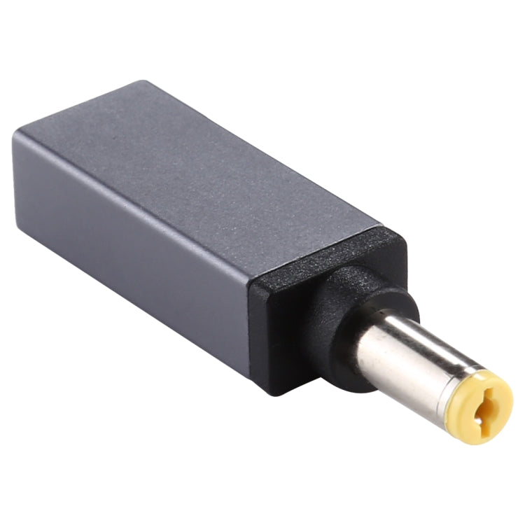 PD 18.5V-20V 5.5x1.7mm Male Adapter Connector in Silver Grey