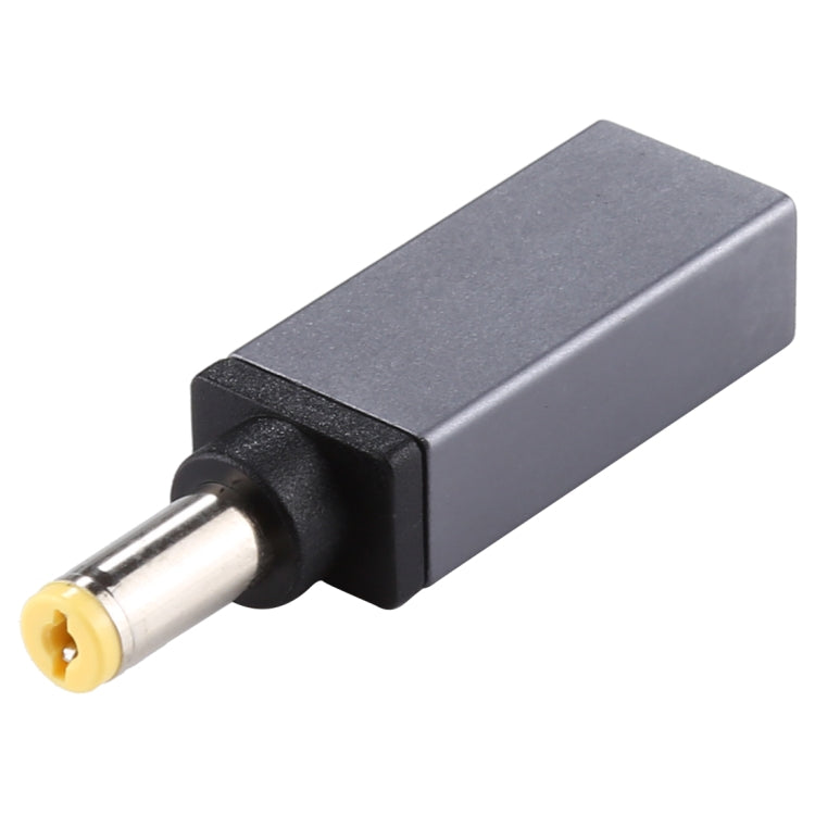 PD 18.5V-20V 5.5x1.7mm Male Adapter Connector in Silver Grey