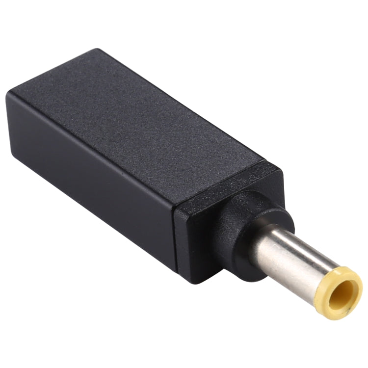 PD 19V 5.0x3.0mm Male Adapter Connector (Black) - Compact and Durable Power Solution