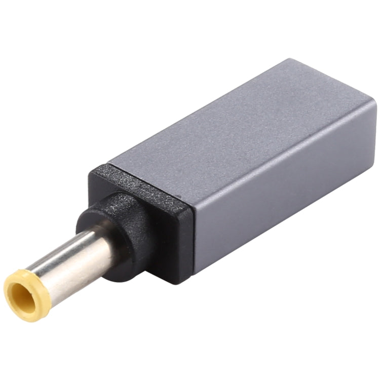 PD 19V 5.0x3.0mm Male Adapter Connector - Silver Grey