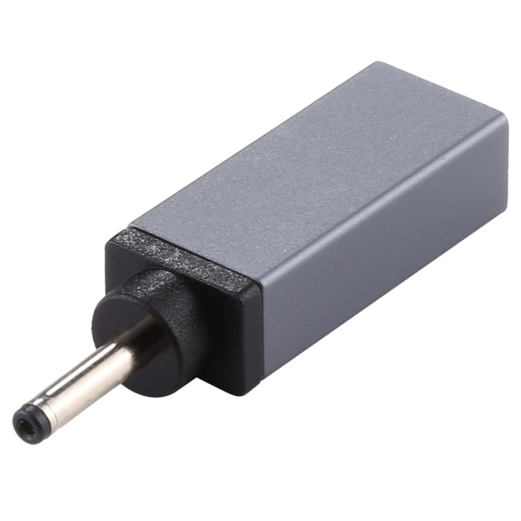 PD 18.5V-20V 3.0x1.0mm Male Adapter Connector-Silver Grey