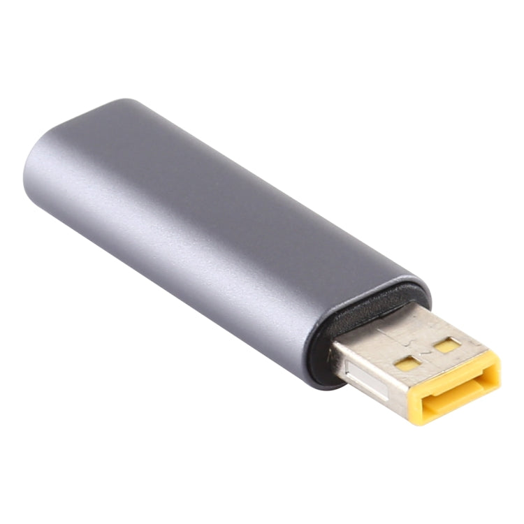 Lenovo PD 12V Small Square Male Adapter Connector - Silver Grey
