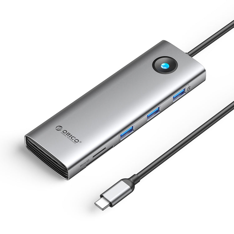 Ultimate Connectivity 8-in-1 Type-C Docking Station (Dark Gray)