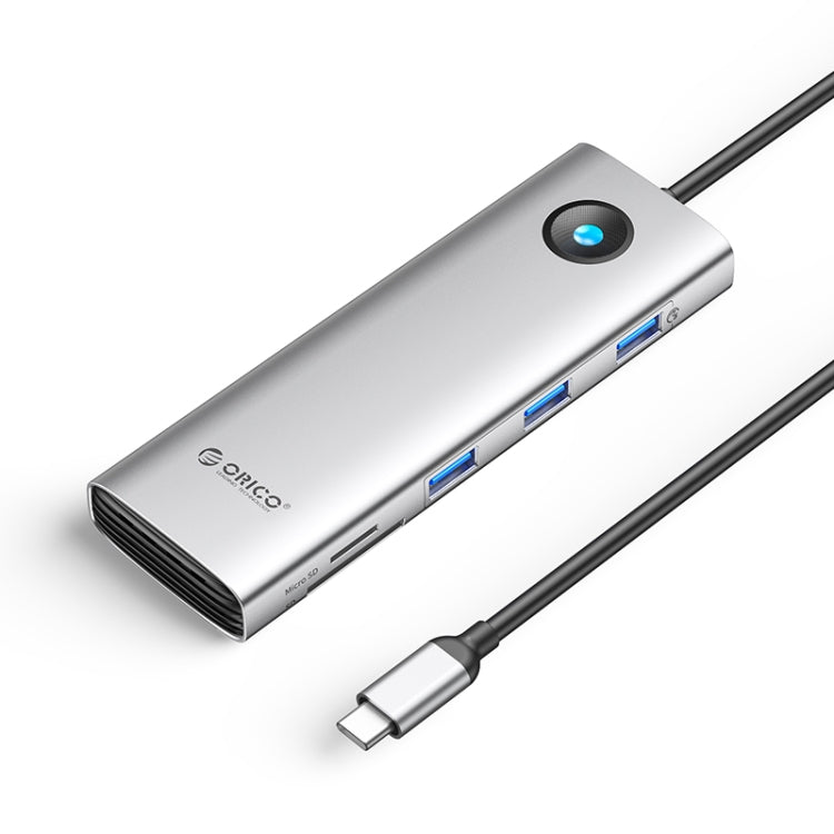 ORICO PW11-9P USB-C 9-in-1 Docking Station (Silver)