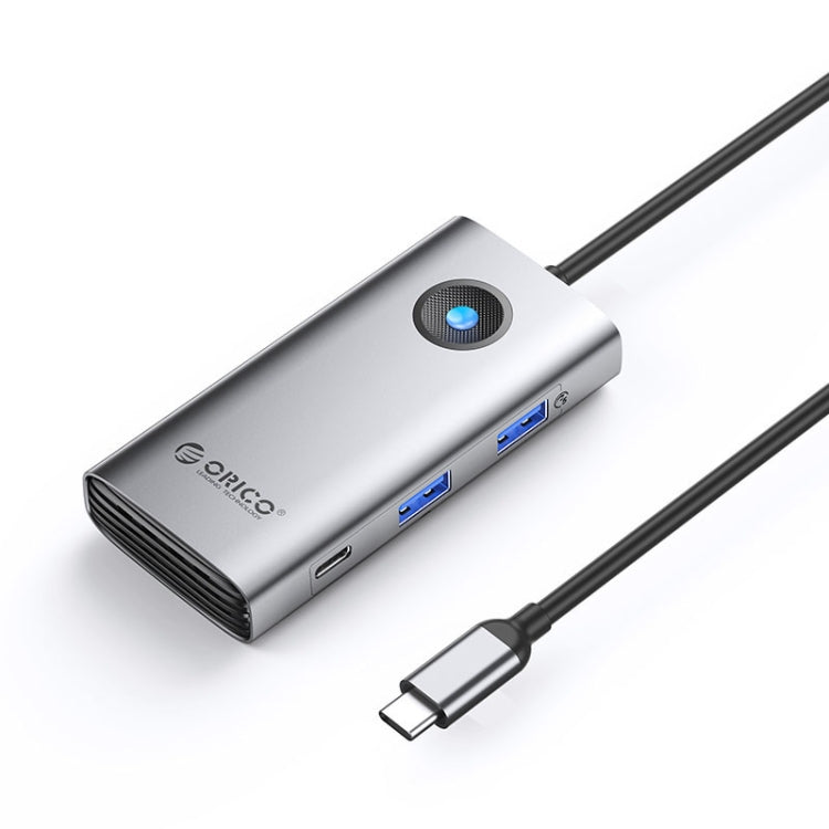 ORICO-PW11-6PCR USB-C 6-in-1 Docking Station (Dark Gray)