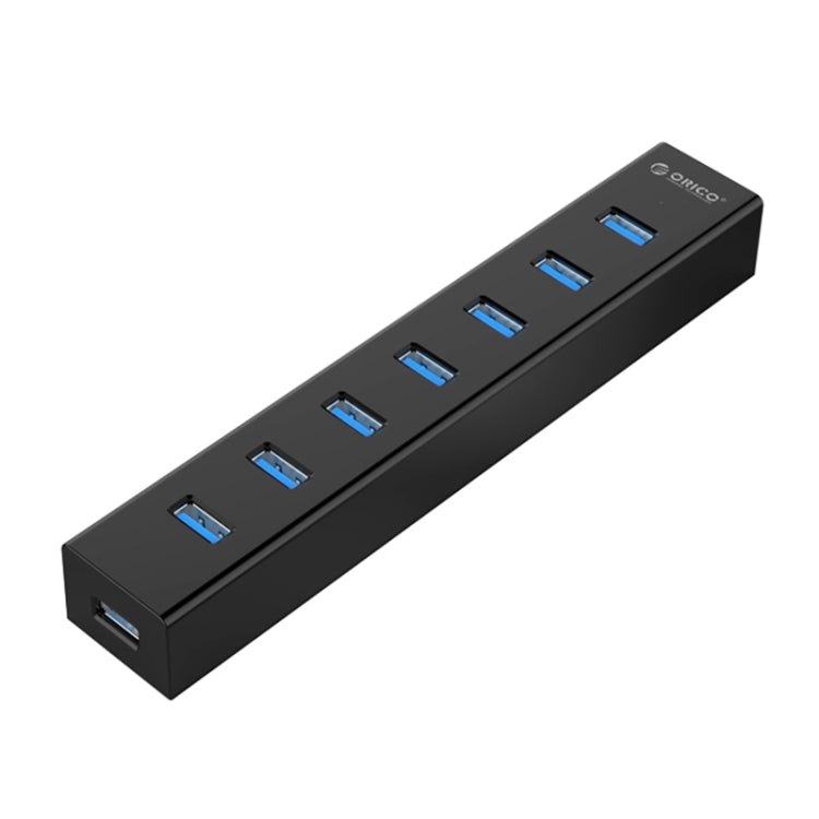 ORICO H7013-U3 7-Port USB 3.0 Desktop Hub with 5Gbps Data Transfer Speed and Wide Compatibility (Black)