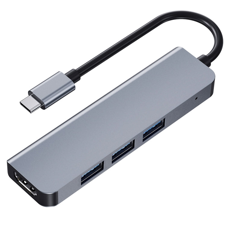 2008N 4-In-1 USB 3.0 x3 + HDMI Multi-function Type-C / USB-C Docking Station