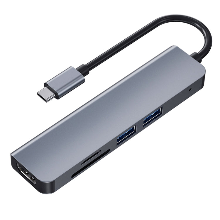 5-in-1 USB 3.0 Hub with HDMI, SD, and TF Card Slots