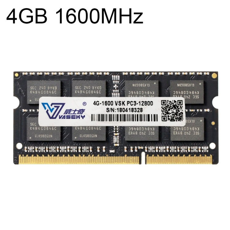 Vaseky 4GB DDR3 Laptop RAM Module for Enhanced Performance
