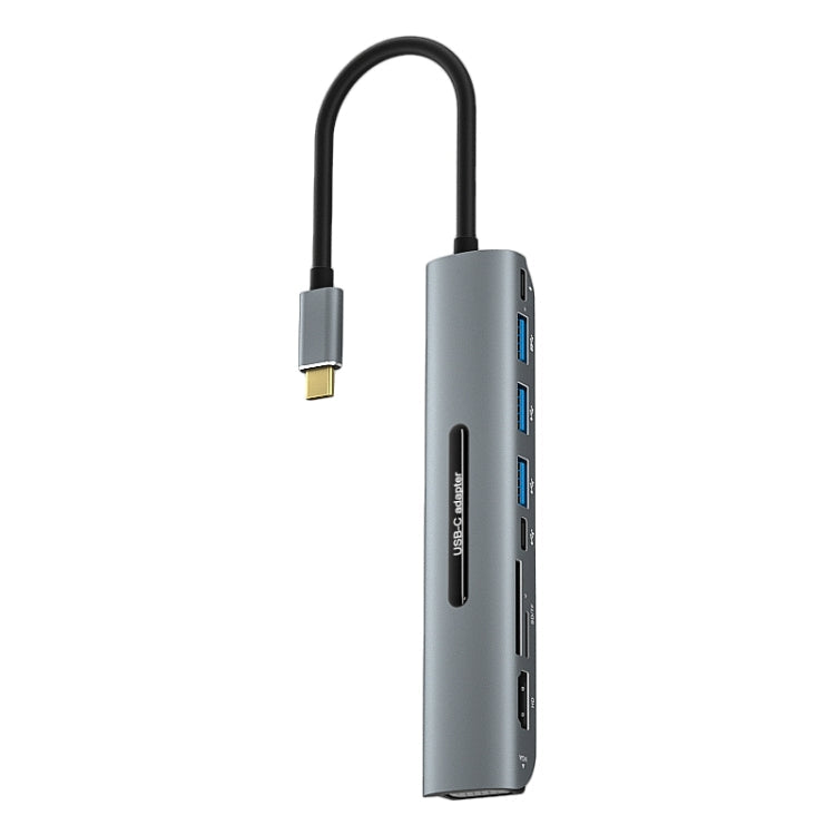 9-in-1 USB-C Hub Adapter with HDMI, VGA, and PD Support
