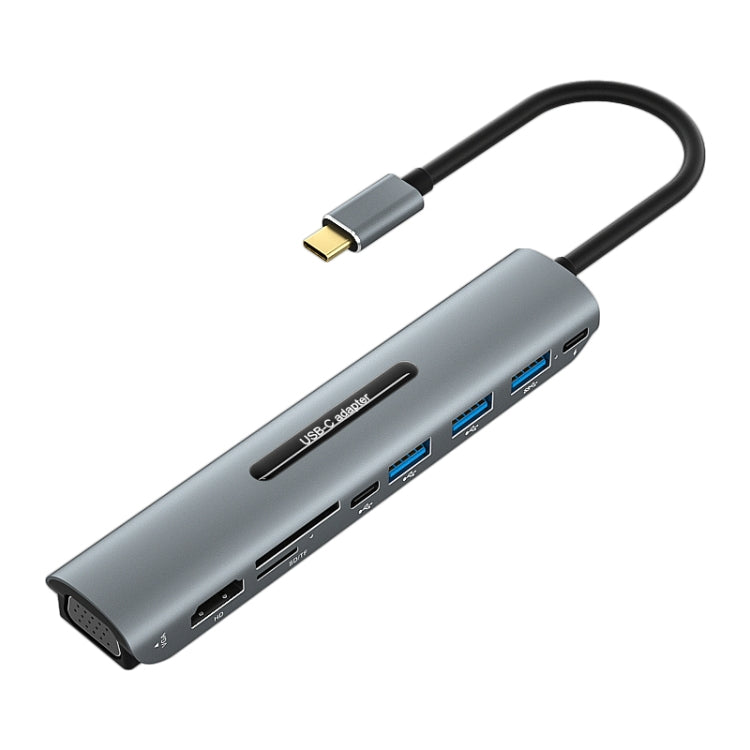 9-in-1 USB-C Hub Adapter with HDMI, VGA, and PD Support