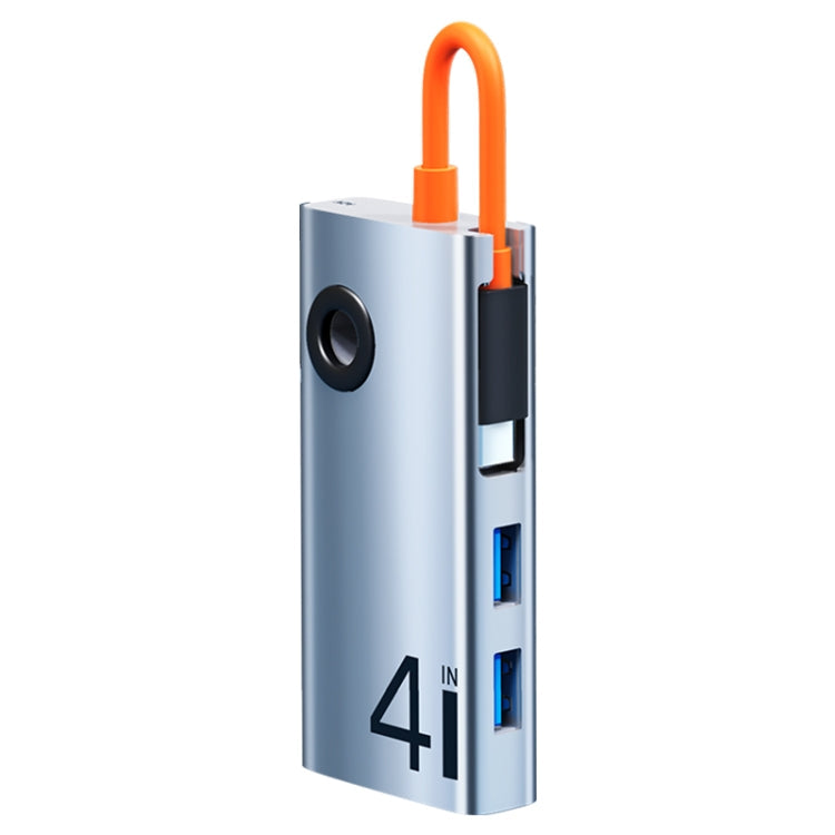 ROCK TR26 4 in 1 USB-C Hub Docking Station with USB 3.0x3+RJ45