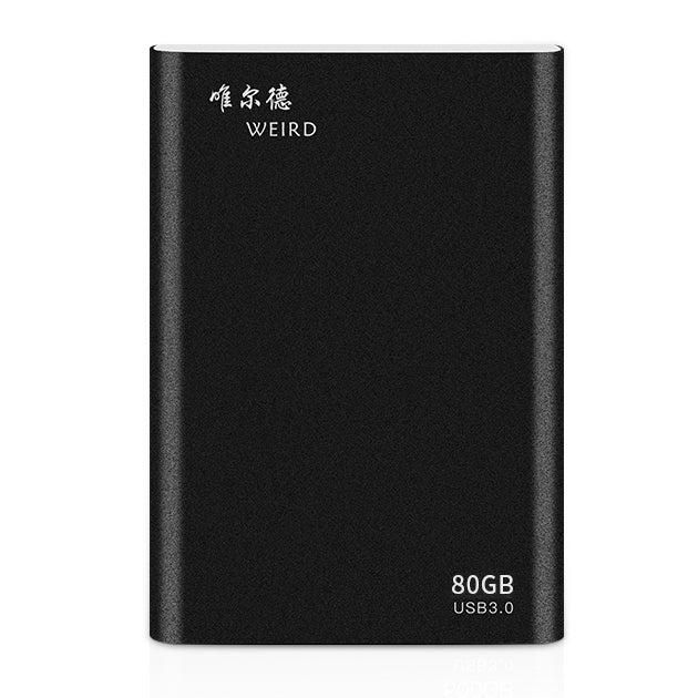 WEIRD 80GB USB 3.0 Mobile Hard Disk Drive with Metal Shell
