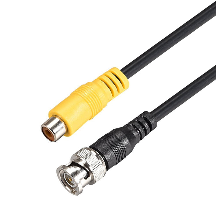 Copper HD Video Coaxial Cable with BNC Male to RCA Female Connection, 1m Length