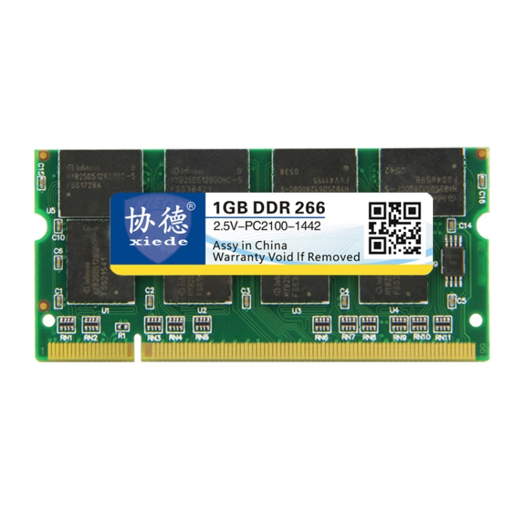 XIEDE X009 1GB DDR 266MHz Laptop Memory RAM Module